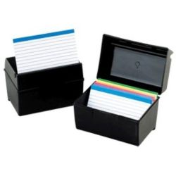 File Box for 3x5'' Index Cards Oxford